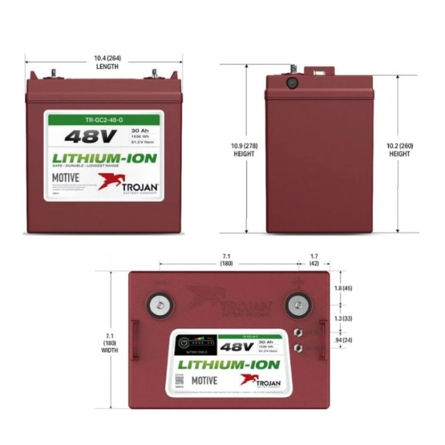 TROJAN TRL-GC2-48-G akkumulátor részletes termékismertető