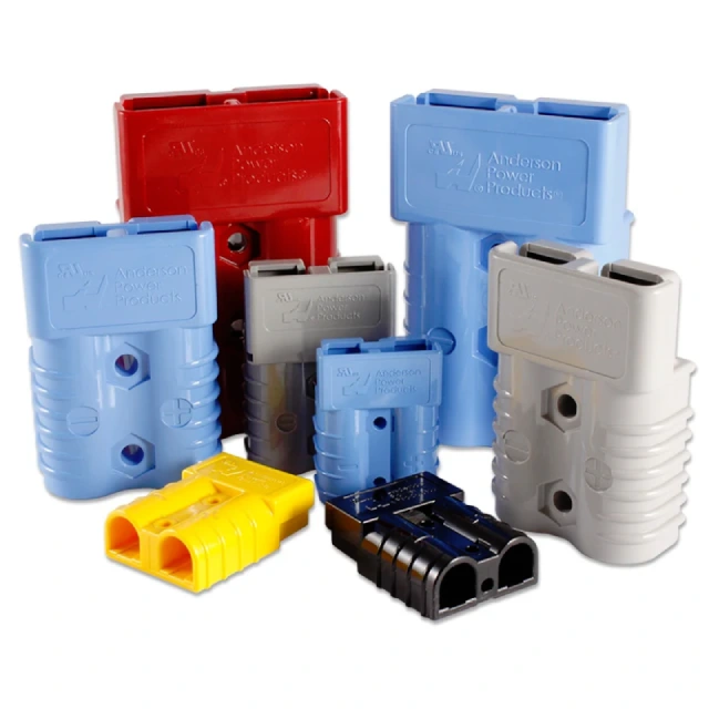Anderson akku csatlakozó több színben és méretben, nagyáramú csatlakozó akkumulátorhoz, töltőkhöz